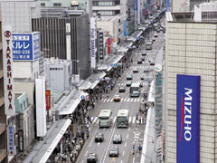 京都市・四条通歩道拡幅の取組