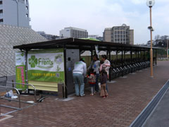 無人管理システムによるコミュニティサイクル