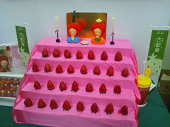 奈良・平群町のイチゴ「古都華」