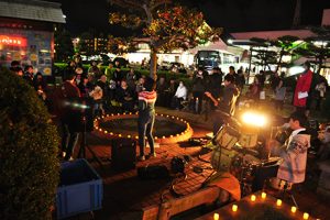 駅周辺の夜の景観づくりのアクション