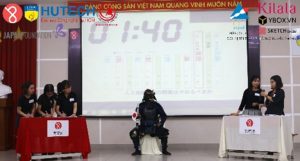 HUTECH大学で開催されたディベート大会の様子