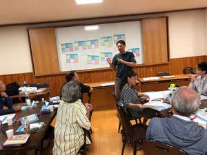 アイデアを出し合ったミーティング