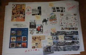 コラージュして作成した第1回目のアイデア