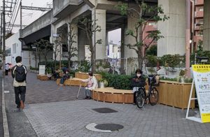 社会実験の様子