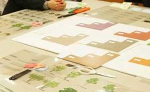 低差を活かした建物形状・色彩を考える