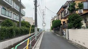 崖線近くの視点場に移動する動画