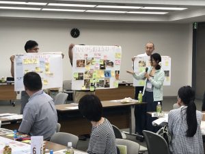 施設編「物語ワークショップ」発表の様子